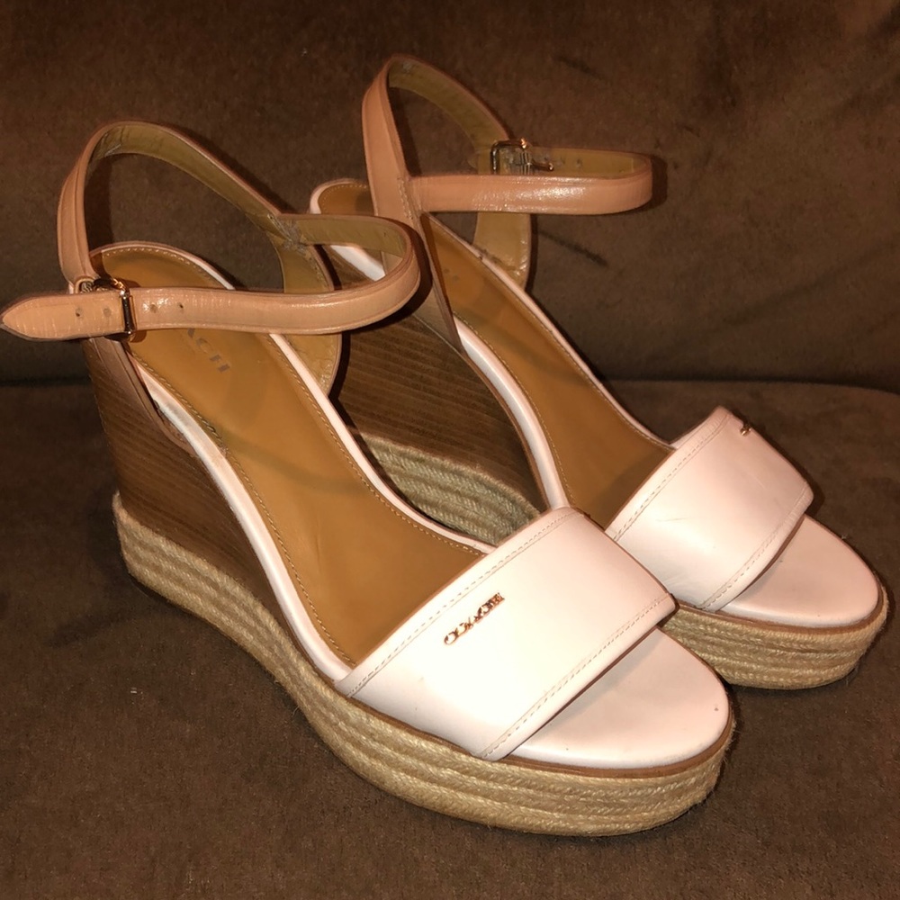 Beautiful coach sandals.